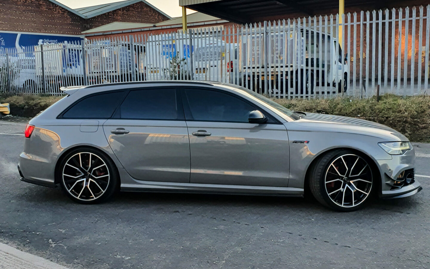 Audi RS6 with Window Tinting on the drivers, passengers, and rear windows